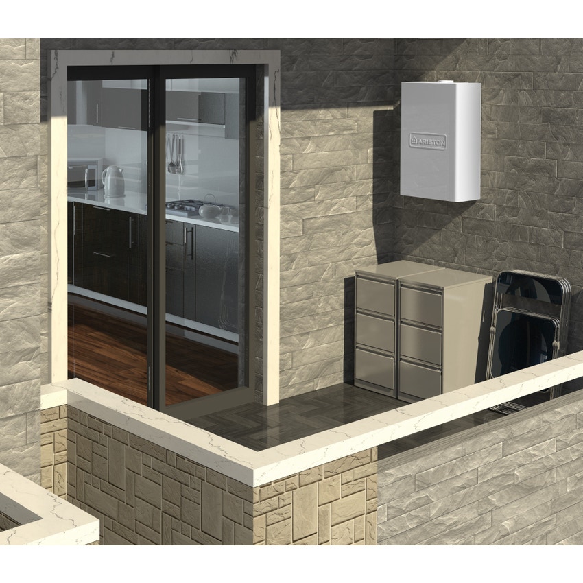 Immagine di Ariston EGIS PREMIUM EVO EXT 25 Caldaia murale a condensazione per esterni con funzione auto 3300763