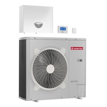 Immagine di Ariston NIMBUS HYBRID 4 KW Sistema A Pompa di calore per il riscaldamento, raffrescamento e la produzione di acqua calda sanitaria predisposta per la realizzazione di un sistema ibrido 3300772
