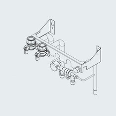 Immagine di Ariston HP SPLIT Kit barrette (tubi fuori muro) 3318968