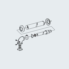 Immagine di Ariston Kit coassiale Ø60/100 704760