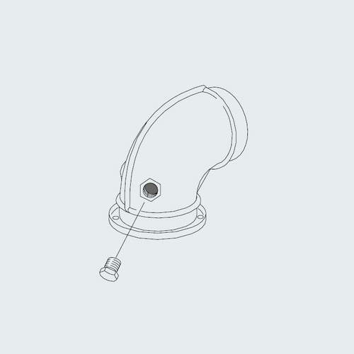 Immagine di Ariston Kit curva coassiale 90° Ø60/100 con prese d’ispezione 705803