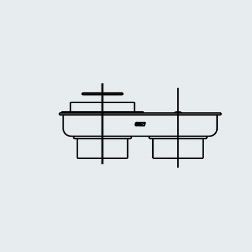Immagine di Ariston Convogliatore ingresso Ø80/80 uscita Ø60/100 3318033