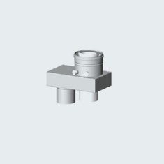Immagine di Ariston Adattatore fumi partenza Ø100/100 a Ø100/150 concentrico 12076292