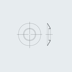 Immagine di Ariston Ghiera coprimuro Ø80 in EPDM (2 pezzi) 3318032