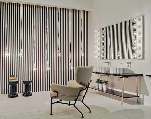 Immagine di Flaminia MAKE-UP specchio L.150 H.100 cm reversibile, installazione orizzontale o verticale MKS100