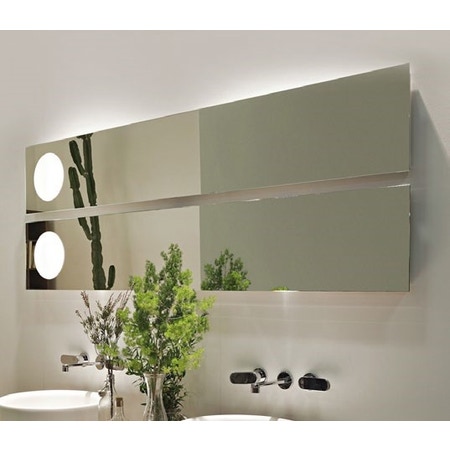 Immagine di Flaminia SIMPLE 180 Specchio reversibile con luce, installazione orizzontale e verticale NDS180