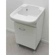 Immagine di Flaminia NORMALE Mobile pieghevole in laminato BIANCO per lavatoio 44 art. 3497 41/B