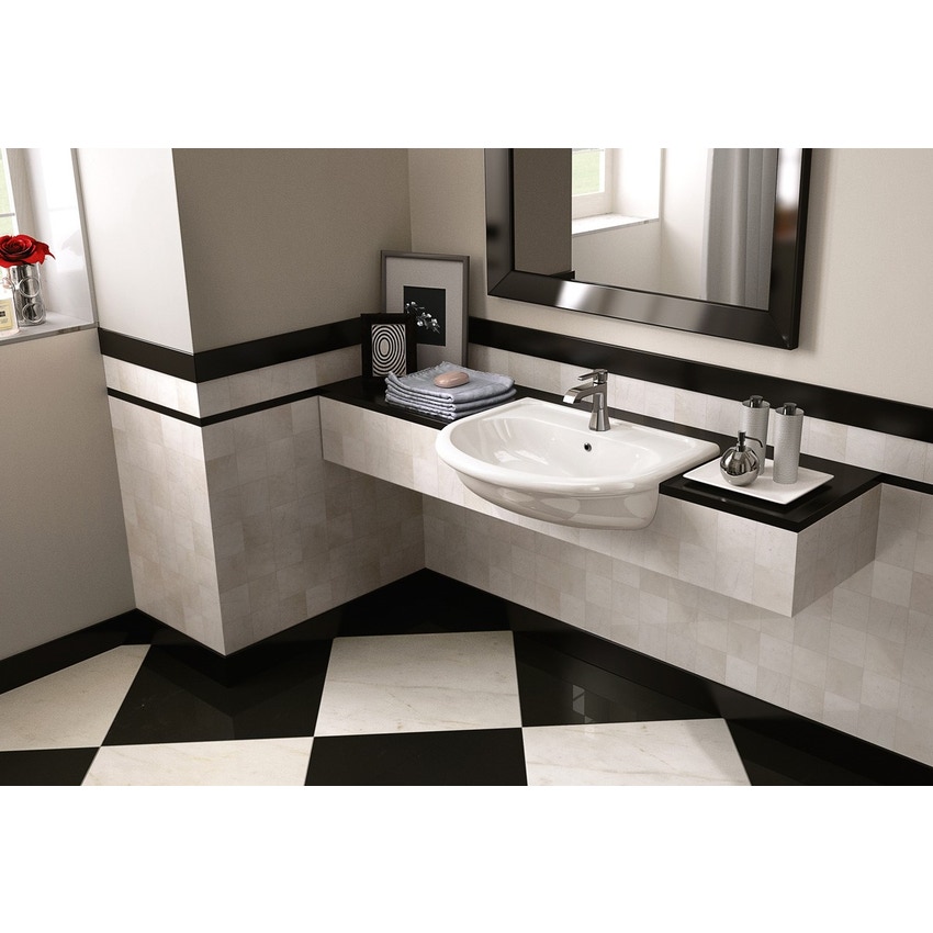 Immagine di Flaminia FIDIA 65 Lavabo monoforo semincasso 3019