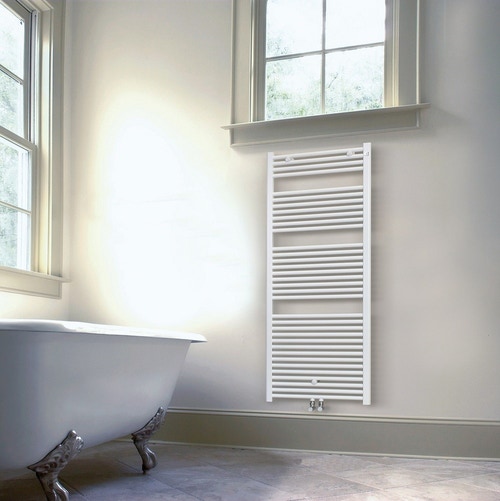 Immagine di Deltacalor CAMBIO scaldasalviette configurazione speciale bianco h 770 mm CA077100B-SPECIAL