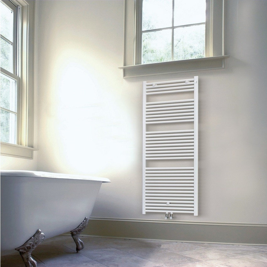 Immagine di Deltacalor CAMBIO scaldasalviette configurazione speciale bianco h 770 mm CA077100B-SPECIAL