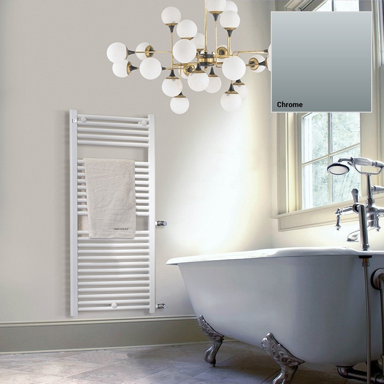 Immagine di Deltacalor CAMBIO scaldasalviette configurazione speciale cromato h 770 mm CA077100C-SPECIAL