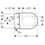 Immagine di Geberit AQUACLEAN TUMA COMFORT sedile con funzione bidet e chiusura ammortizzata, colore bianco con cover finitura acciaio inox spazzolato 146.270.FW.1