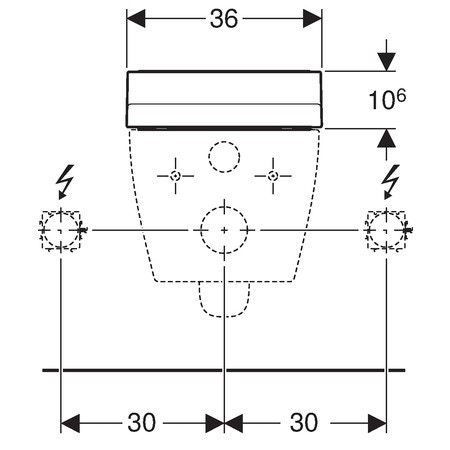 Immagine di Geberit AQUACLEAN TUMA COMFORT sedile con funzione bidet e chiusura ammortizzata, colore bianco con cover finitura acciaio inox spazzolato 146.270.FW.1