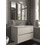 Immagine di Ponsi Bagno completo, finitura mobile effetto legno colore bianco frassinato SMILE2-B