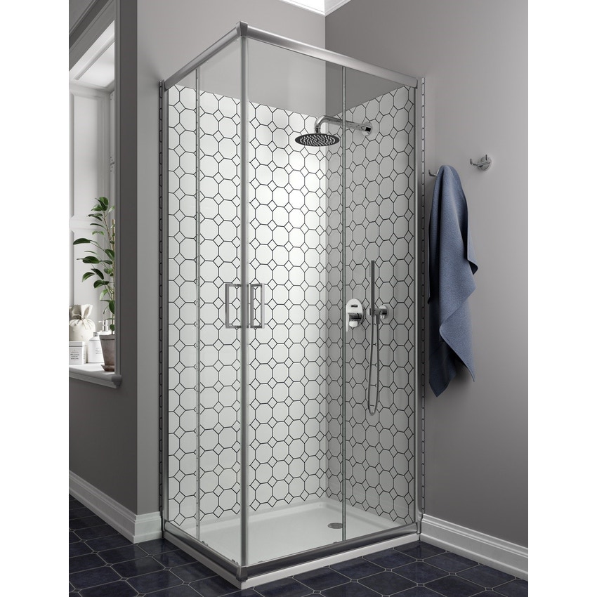 Immagine di Ponsi Bagno completo, finitura mobile effetto legno colore olmo SMILE2-O