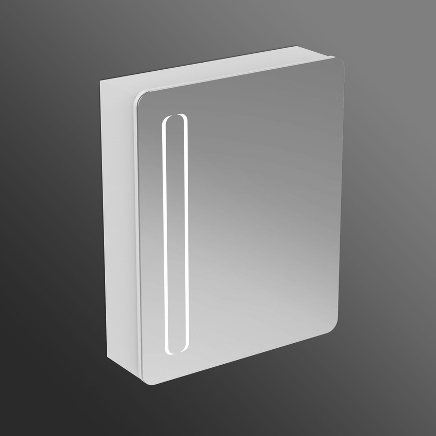 Immagine di Ideal Standard specchio contenitore 50x70x15 cm con specchio ingranditore interno, bianco T3428WG