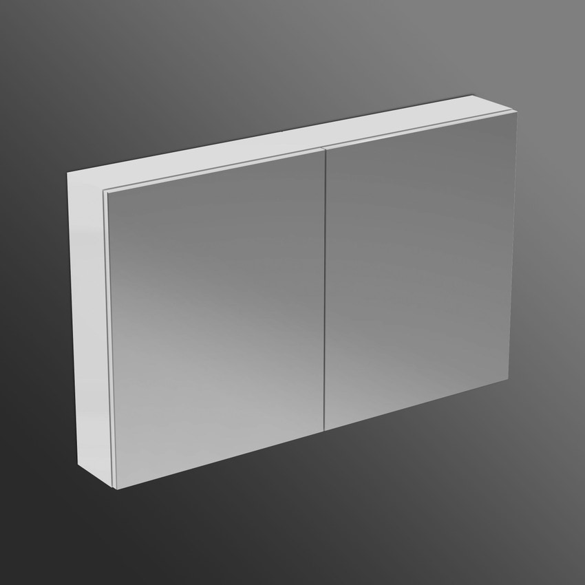 Immagine di Ideal Standard specchio contenitore 120x70x15 cm con specchio ingranditore interno, bianco T3499WG