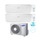 Samsung WINDFREE LIGHT Climatizzatore dual split inverter WiFi Bianco | unità esterna 4 kW unità interne 9000+9000 BTU AJ040MCJ2EH/EU+2xAR09NXWXCWKNEU