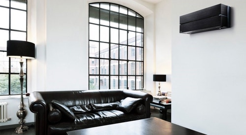 Immagine di Mitsubishi MSZ-LN Kirigamine Style R32 Climatizzatore a parete dual split inverter Wi-Fi onyx black | unità esterna 7.2 kW unità interne 9000+12000 BTU MXZ-4F72VF+MSZ-LN[25|35]VG2B