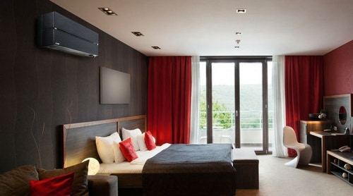 Immagine di Mitsubishi MSZ-LN Kirigamine Style R32 Climatizzatore a parete dual split inverter Wi-Fi onyx black | unità esterna 7.2 kW unità interne 9000+12000 BTU MXZ-4F72VF+MSZ-LN[25|35]VG2B