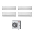 Immagine di Toshiba SHORAI R32 Climatizzatore quadri split inverter | unità esterna 8 kW unità interne 7000+7000+9000+12000 BTU        RAS-4M27U2AVG-E+2xRAS-M07PKVSG-E+RAS-B10PKVSG-E+12