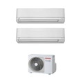 Immagine di Toshiba SHORAI R410A Climatizzatore dual split inverter | unità esterna 5 kW unità interne 9000+9000 BTU RAS-2M18S3AV-E+2xRAS-B10PKVSG-E