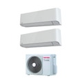 Immagine di Toshiba MIRAI R410A Climatizzatore dual split inverter | unità esterna 5 kW unità interne 7000+9000 BTU        RAS-2M18S3AV-E+RAS-B07BKVG-E+RAS-B10BKVG-E