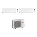 Immagine di Mitsubishi MSZ-AP R410A Climatizzatore dual split inverter | unità esterna 5.3 kW unità interne 12000+12000 BTU MXZ-2D53VA2-2xMSZ-AP35VG