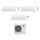 Mitsubishi MSZ-AP R410A Climatizzatore trial split inverter | unità esterna 5.4 kW unità interne 9000+9000+9000 BTU MXZ-3E54VA-3xMSZ-AP25VG