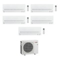 Immagine di Mitsubishi MSZ-AP R410A Climatizzatore penta split inverter | unità esterna 10.2 kW unità interne 7000+7000+7000+9000+12000 BTU MXZ-5E102VA-3xMSZ-AP20VF-MSZ-AP25VG-MSZ-AP35VG