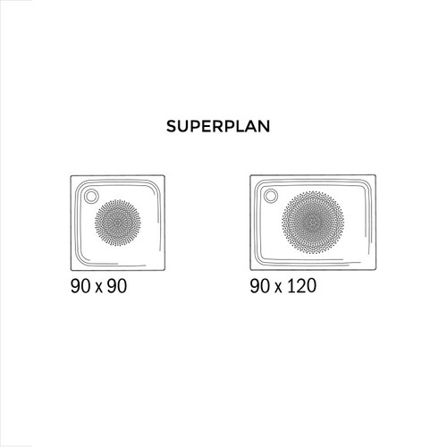 Immagine di Kaldewei Superficie antiscivolo parziale per piatti doccia smaltati xxxx3000xxxx-D