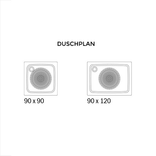 Immagine di Kaldewei Superficie antiscivolo parziale per piatti doccia smaltati > 120 cm xxxx3000xxxx-D+120