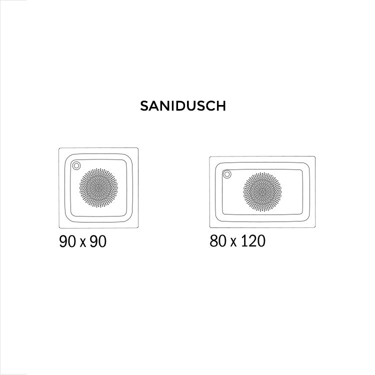 Immagine di Kaldewei Superficie antiscivolo parziale per piatti doccia smaltati > 120 cm xxxx3000xxxx-D+120
