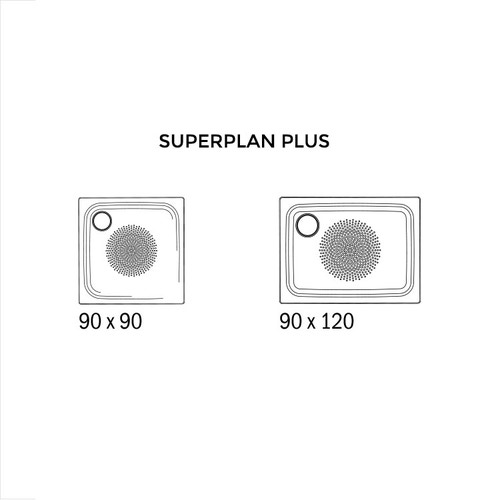 Immagine di Kaldewei Superficie antiscivolo parziale per piatti doccia smaltati > 120 cm xxxx3000xxxx-D+120