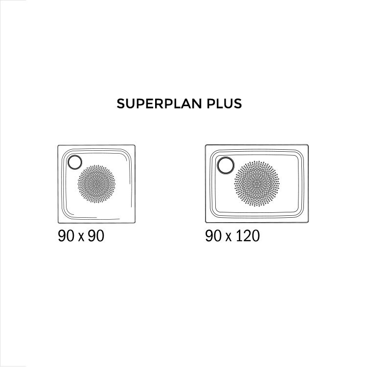 Immagine di Kaldewei Superficie antiscivolo parziale per piatti doccia smaltati > 120 cm xxxx3000xxxx-D+120