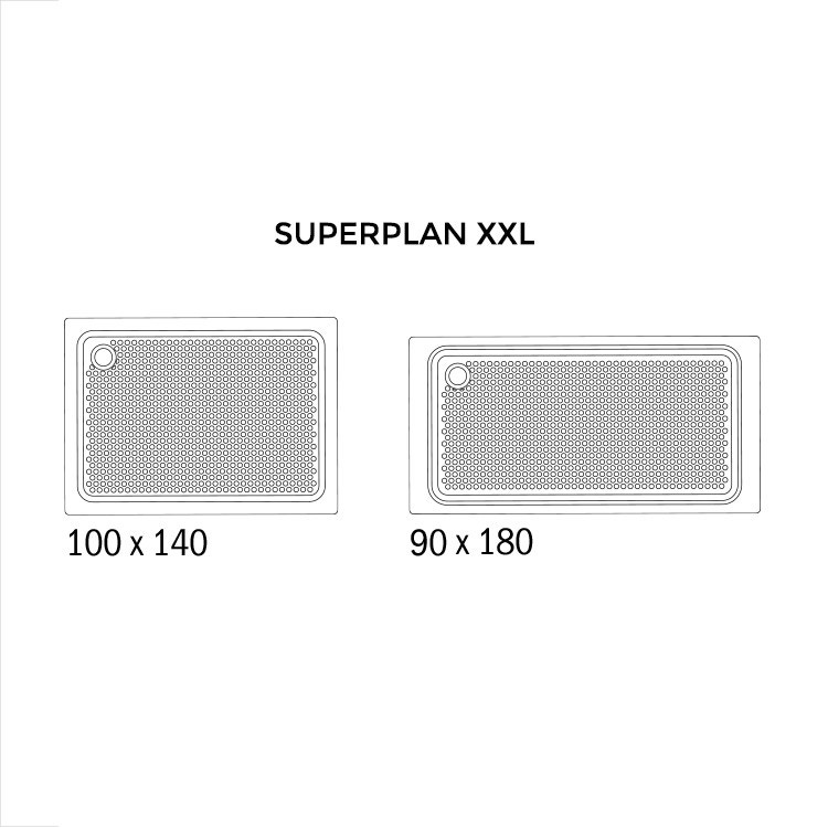 Immagine di Kaldewei Superficie antiscivolo totale per piatti doccia smaltati > 120 cm xxxx3002xxxx-D+120