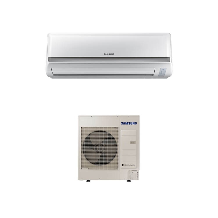 Immagine di Samsung PARETE Climatizzatore monosplit inverter, bianco | unità esterna 10 kW unità interna 35000 BTU trifase AC100MXADNH/EU+AC100MNTDEH/EU