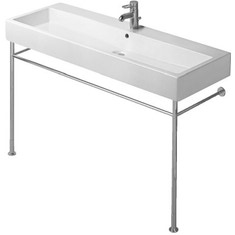 Immagine di Duravit VERO sostegno metallico 112.5 cm, regolabile in altezza, finitura cromo 0030741000
