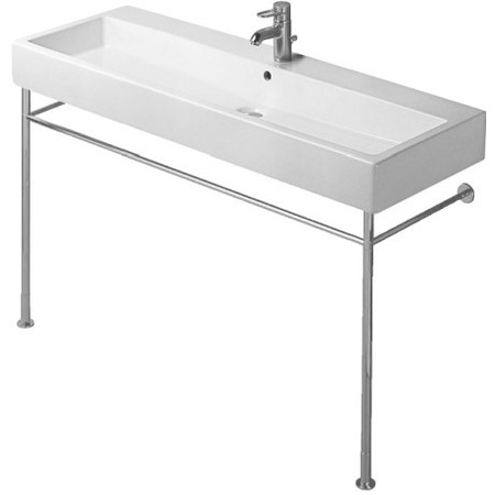 Immagine di Duravit VERO sostegno metallico 112.5 cm, regolabile in altezza, finitura cromo 0030741000