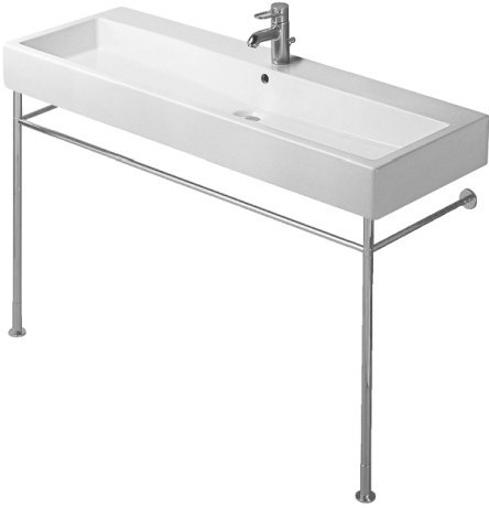Immagine di Duravit VERO sostegno metallico 112.5 cm, regolabile in altezza, finitura cromo 0030741000