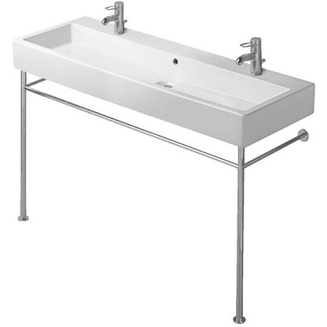 Immagine di Duravit VERO sostegno metallico 112.5 cm, regolabile in altezza, finitura cromo 0030741000