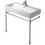 Immagine di Duravit VERO sostegno metallico 92.5 cm, regolabile in altezza, finitura cromo 0030671000