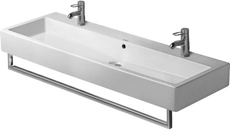 Immagine di Duravit Portasciugamani L.115 cm, profilo squadrato, finitura cromo 0030331000