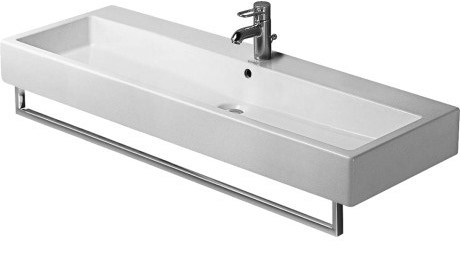 Immagine di Duravit Portasciugamani L.115 cm, profilo squadrato, finitura cromo 0030331000