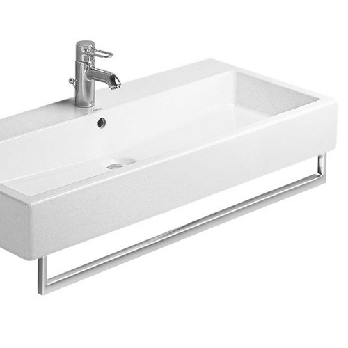 Immagine di Duravit Portasciugamani L.95.5 cm, profilo squadrato, finitura cromo 0030391000