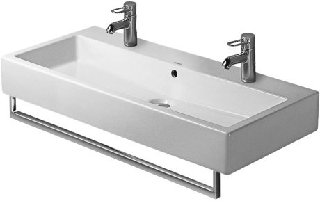Immagine di Duravit Portasciugamani L.95.5 cm, profilo squadrato, finitura cromo 0030391000