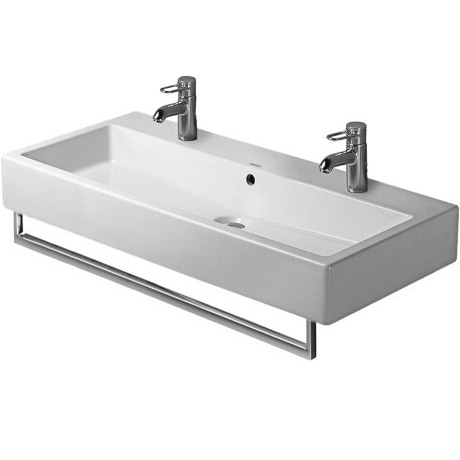 Immagine di Duravit Portasciugamani L.95.5 cm, profilo squadrato, finitura cromo 0030391000