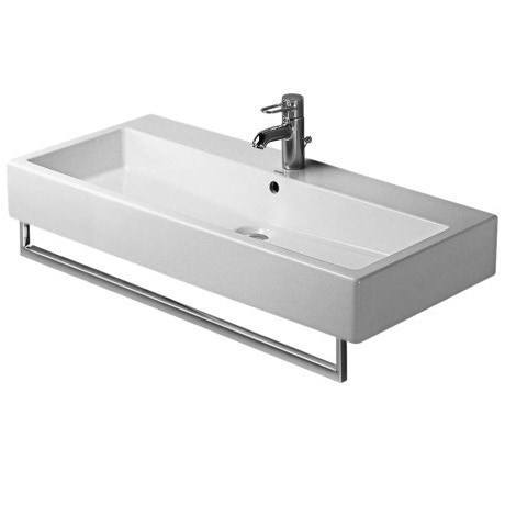 Immagine di Duravit Portasciugamani L.95.5 cm, profilo squadrato, finitura cromo 0030391000