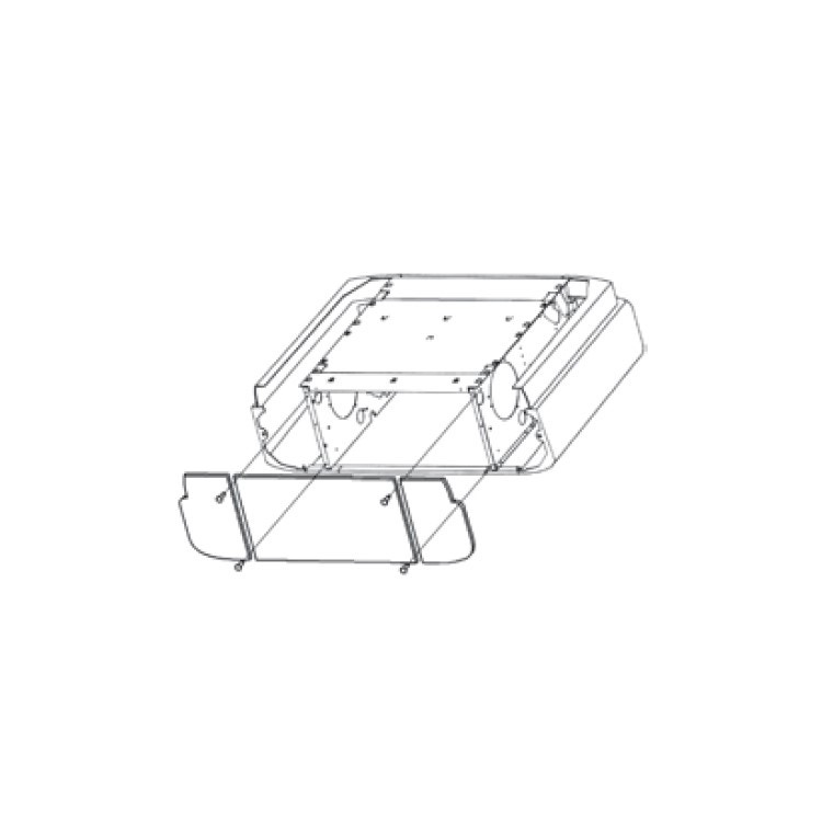 Sabiana PCO-C G8-9 Pannello chiusura parete posteriore versione MO  (grandezza 8-9) - 9066528