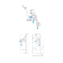 Sabiana 9066630 WM-T Comando a parete 3 velocità con termostato elettronico  e commutatore estate/inverno manuale, per modelli MTL 1-2